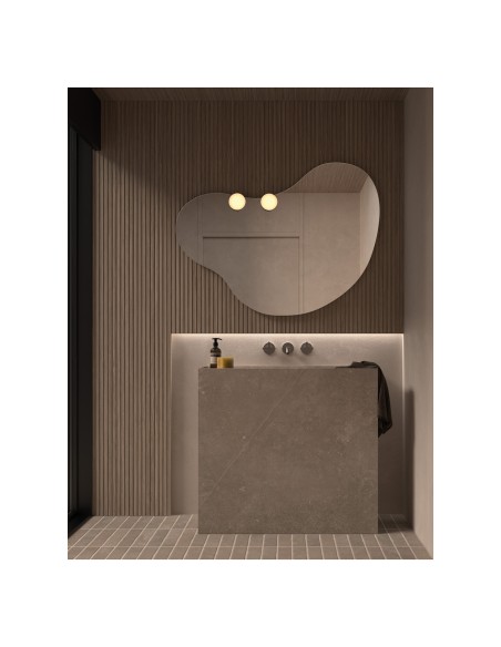 Espejo de baño Zabid de Dyled con aplique 4000 K, 100-120 cm