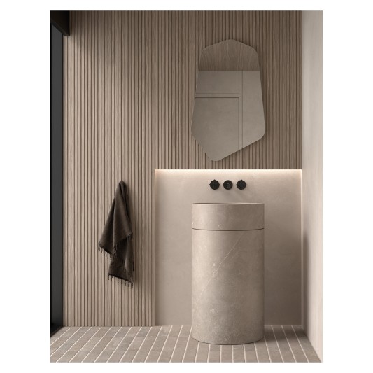 Espejo de baño Bergen de Dyled sin iluminación, 55 cm