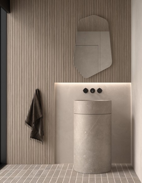 Espejo de baño Bergen de Dyled sin iluminación, 55 cm