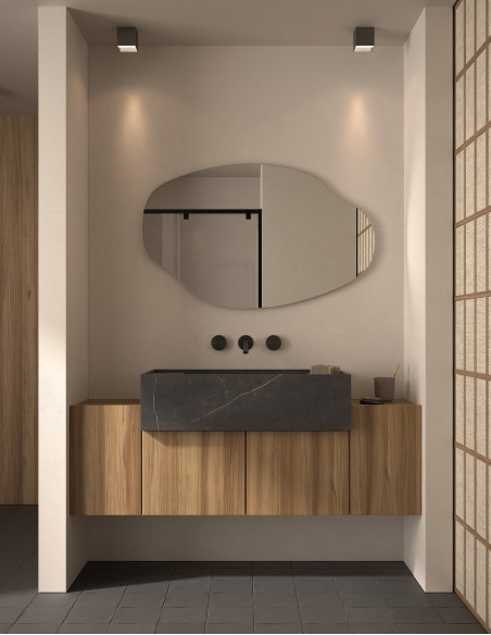 Espejo de baño Manu de Dyled sin iluminación, 100 cm