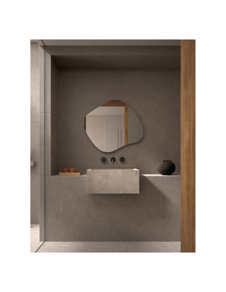 Espejo de baño Cusco de Dyled sin iluminación, 80 cm