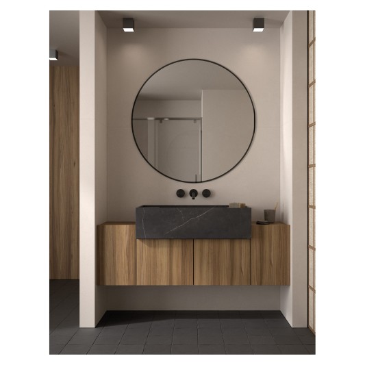 Espejo de baño Budapest de Dyled sin iluminación, Ø 60-100 cm