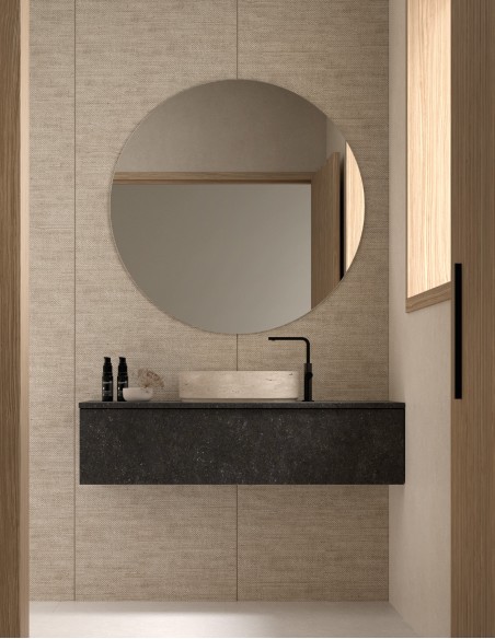 Espejo de baño Lugo de Dyled sin iluminación, Ø 50-120 cm