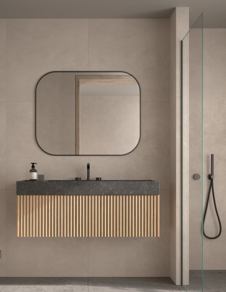 Espejo de baño Malta de Dyled sin iluminación, 60-120 cm