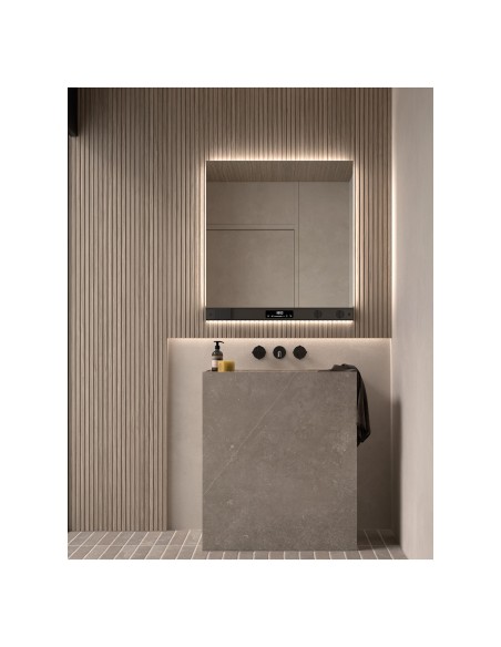 Espejo de baño LED Sidney de Dyled con barra multifunción, 60-160 cm