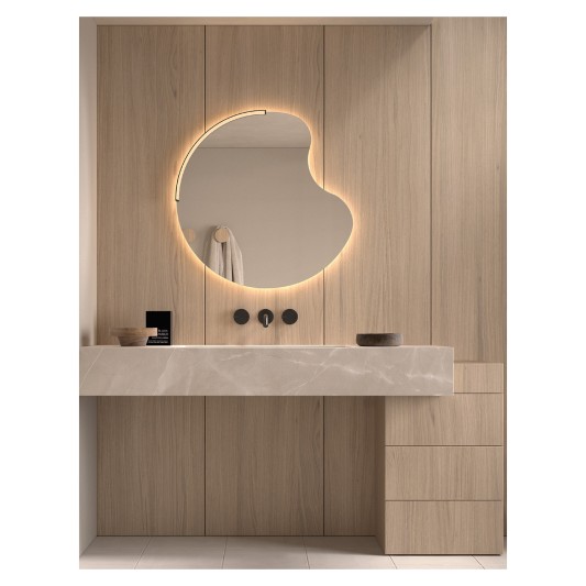Espejo de baño LED Duero de Dyled Standard / Personalizable, 80 cm