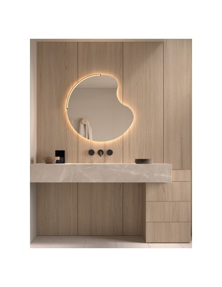 Espejo de baño LED Duero de Dyled Standard / Personalizable, 80 cm