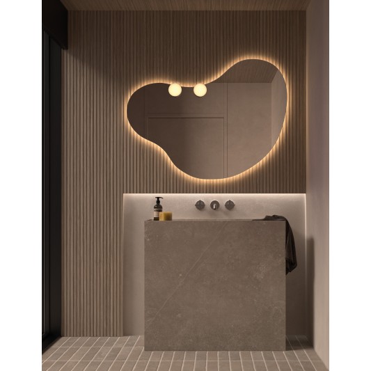 Espejo de baño LED Eisleben de Dyled Standard / Personalizable, 100-120 cm