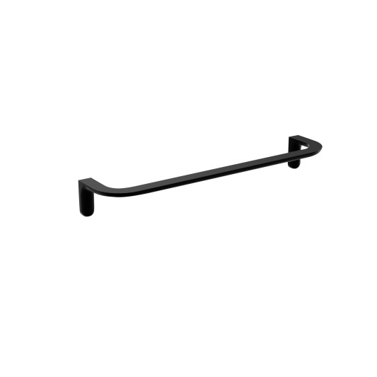 Toallero de baño de 40 cm negro mate Aura de Medimex CAA006-03/NG