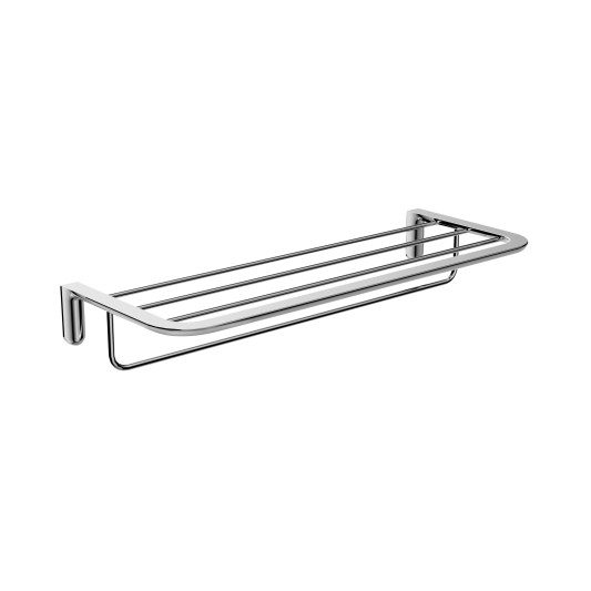Toallero doble de baño cromo Aura de Medimex CAA006-05