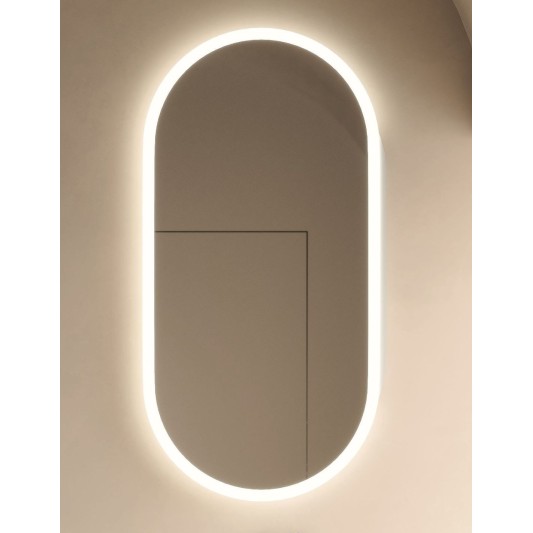 Espejo LED ovalado Calas de Manillons Torrent 50x90 cm Básico o Plus