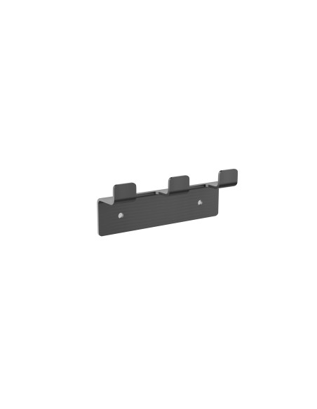 Percha triple de baño black gun metal Form de Medimex CAF008-02/BGM
