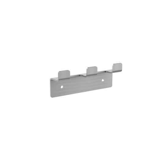 Percha triple de baño níquel cepillado Form de Medimex CAF008-02/NQ
