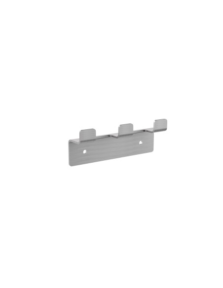 Percha triple de baño níquel cepillado Form de Medimex CAF008-02/NQ