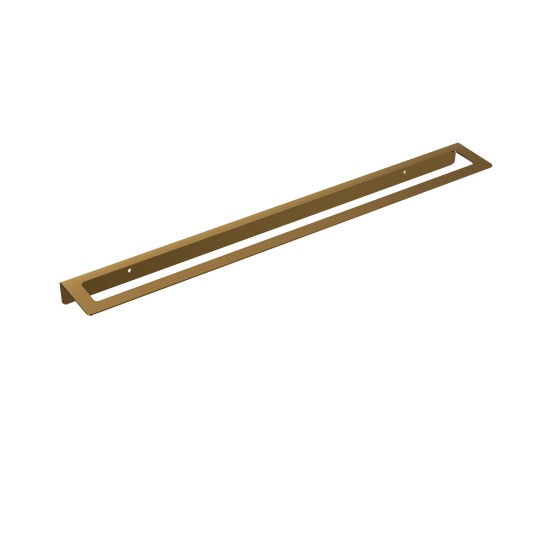 Toallero de baño de 50 cm oro cepillado Form de Medimex CAF008-04/OC