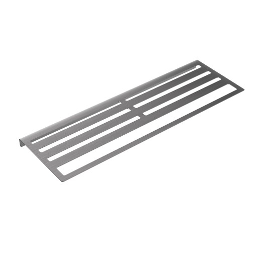Toallero doble de baño níquel cepillado Form de Medimex CAF008-05/NQ