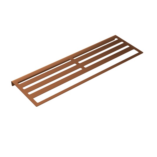 Toallero doble de baño oro rosa cepillado Form de Medimex CAF008-05/ORC