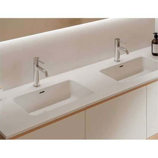 Mueble baño Carmen de 150 4 cajones con encimera ceramica de dos senos