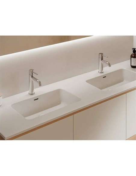 Mueble baño Carmen de 150 4 cajones con encimera ceramica de dos senos