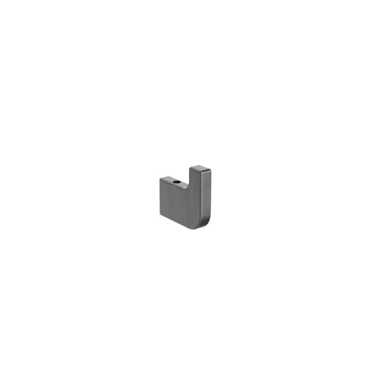 Percha individual de baño black gun metal Nova de Medimex CAN007-01/BGM