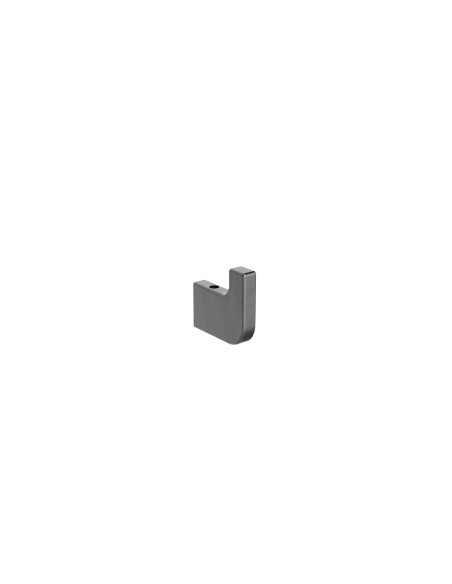 Percha individual de baño black gun metal Nova de Medimex CAN007-01/BGM