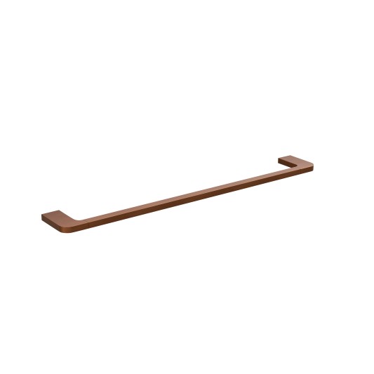 Toallero de baño de 50 cm oro rosa cepillado Nova de Medimex CAN007-04/ORC