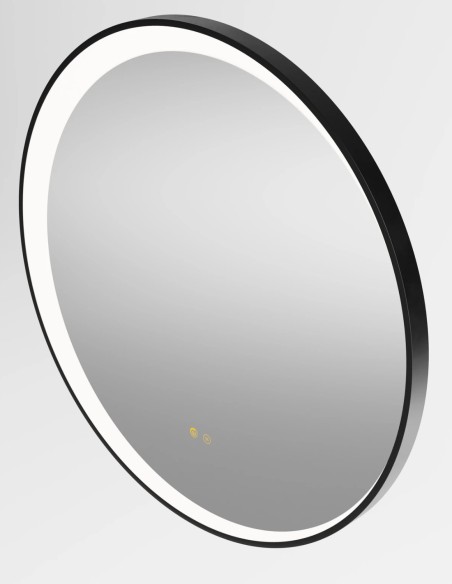 Espejo LED redondo Eclipse de Manillons Torrent 80-90 cm