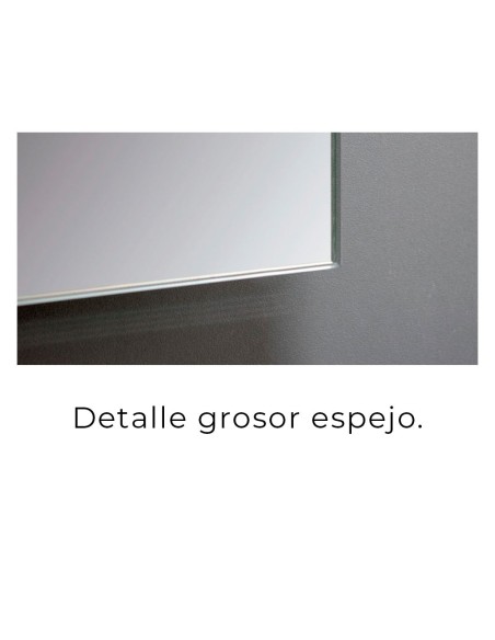 Espejo de baño Basic de Manillons Torrent 60-140 cm sin luz