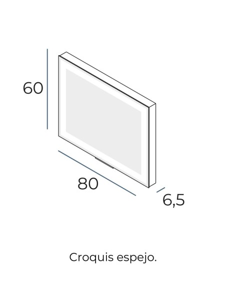 Espejo LED extensible Extend de Manillons Torrent 60x80 cm