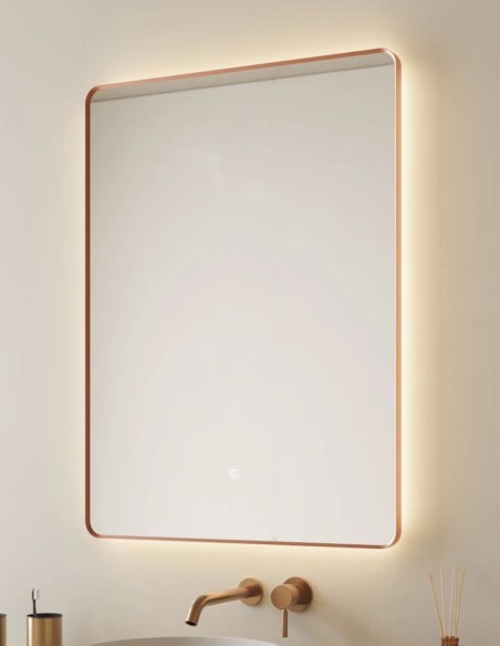 Espejo LED Frame de Manillons Torrent 60-120 cm con marco