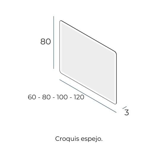 Espejo LED Ona de Manillons Torrent 60-120 cm