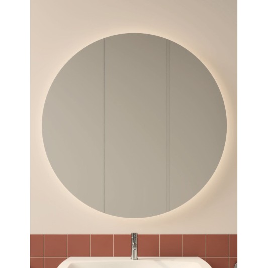 Espejo LED redondo Bruma de Manillons Torrent 60-100 cm
