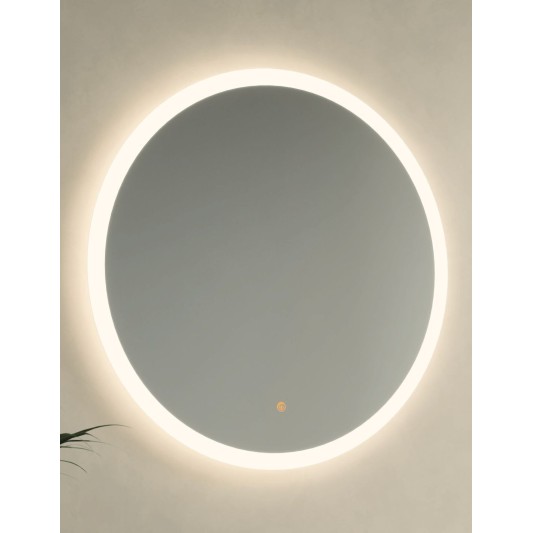 Espejo LED redondo Moon de Manillons Torrent 60-80 cm 2