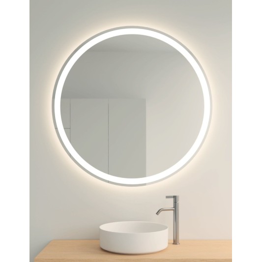 Espejo LED redondo Arena de Manillons Torrent 70-100 cm