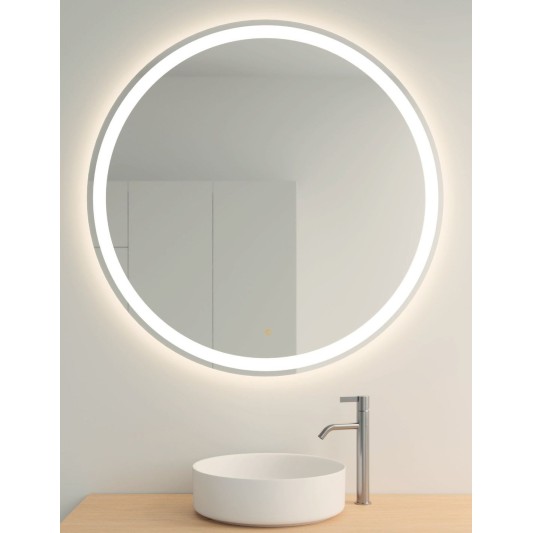 Espejo LED redondo Arena de Manillons Torrent 70-100 cm