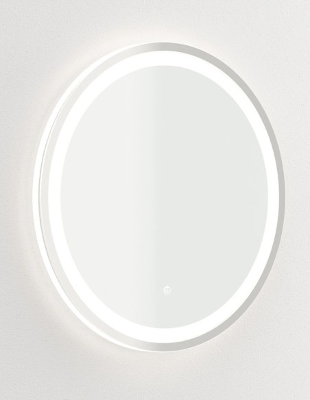Espejo LED redondo Llum de Manillons Torrent 70-80 cm