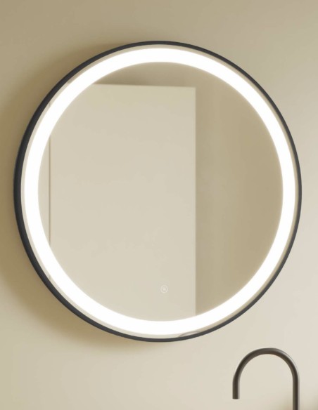 Espejo LED redondo Circular de Manillons Torrent 80 cm