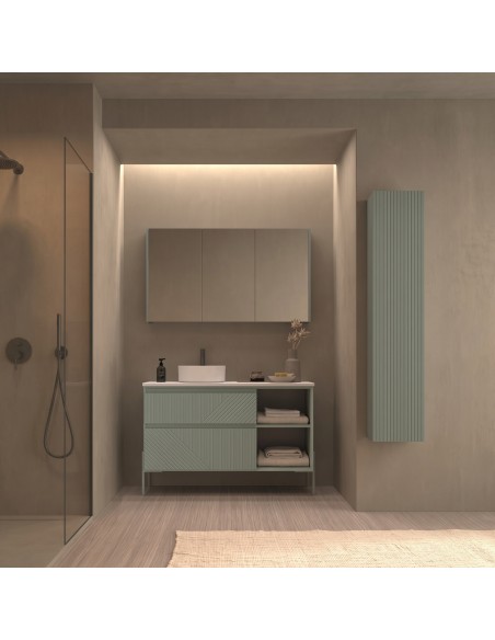 Mueble de baño suspendido Novus TOP 2 cajones + hueco de Ávila Dos 100-120