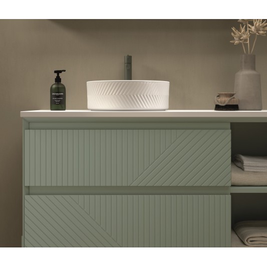 Mueble de baño suspendido Novus TOP 2 cajones + hueco de Ávila Dos 100-120