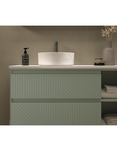 Mueble de baño suspendido Novus TOP 2 cajones + hueco de Ávila Dos 100-120