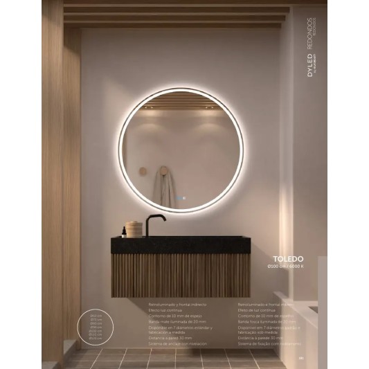 Espejo LED Toledo de Dyled, Standard y Standard Pro 2