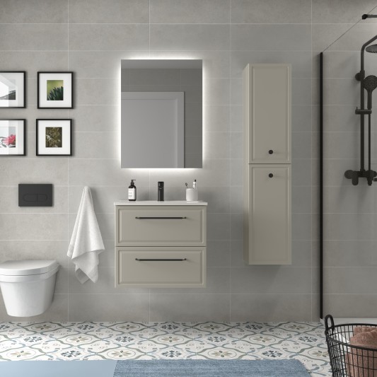 SALGAR RUNA Mueble de baño suspendido con lavabo Constanza 60-70-80-100 4 colores