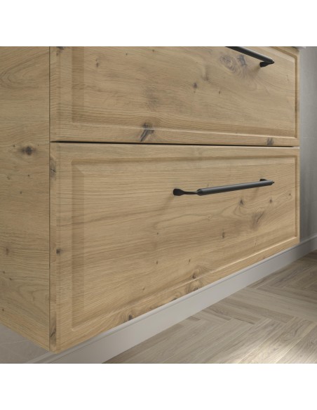 SALGAR RUNA Mueble de baño suspendido con lavabo Lisboa 120 2 pozas 4 colores