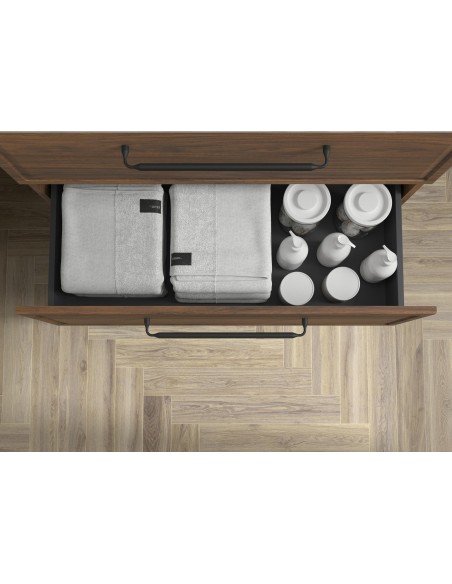 SALGAR RUNA Mueble de baño suspendido con lavabo Lisboa 140 2 pozas 4 colores
