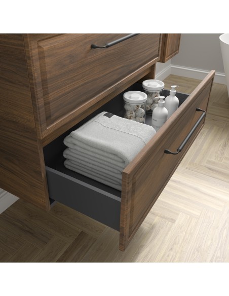 SALGAR RUNA Mueble de baño suspendido con lavabo Lisboa 140 2 pozas 4 colores