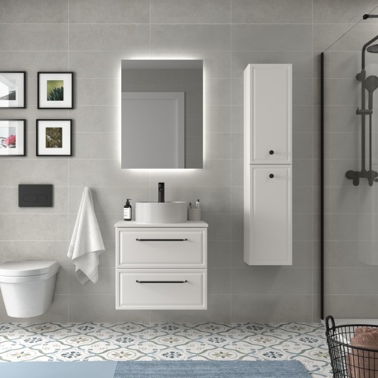SALGAR RUNA Mueble de baño suspendido con lavabo Lisboa 60-70-80-100 4 colores