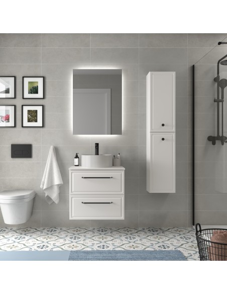 SALGAR RUNA Mueble de baño suspendido con lavabo Lisboa 60-70-80-100 4 colores