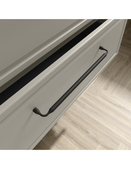 SALGAR RUNA Mueble de baño suspendido con lavabo Toscana 140 2 pozas carga mineral 4 colores