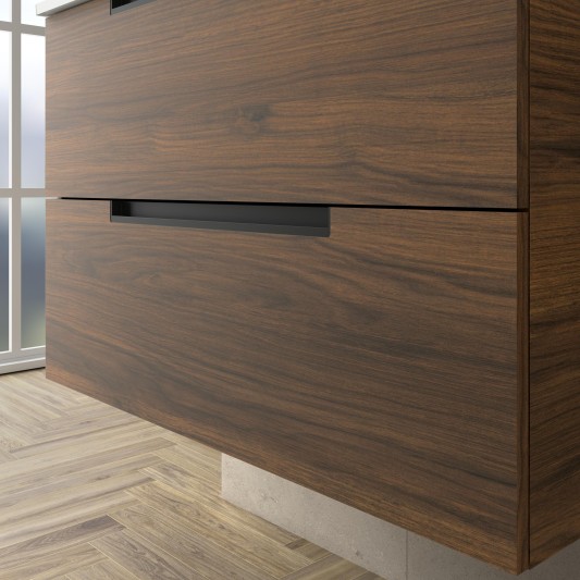 SALGAR LENI Mueble de baño suspendido con lavabo Constanza 120 2 pozas 4 colores