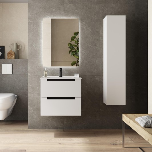 SALGAR LENI Mueble de baño suspendido con lavabo Constanza 60-70-80-100 4 colores